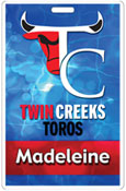 Twin Creeks Toros swim tag